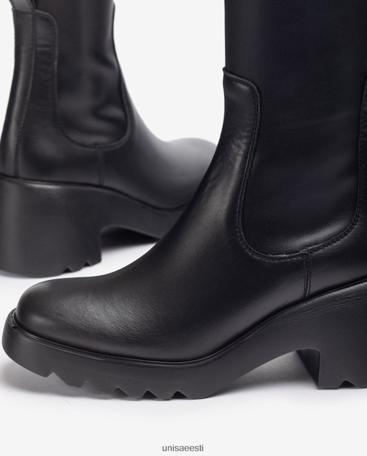 Unisa 88PPB41036 siseküljel lukuga ja kummitallaga saabas naised graatsiline