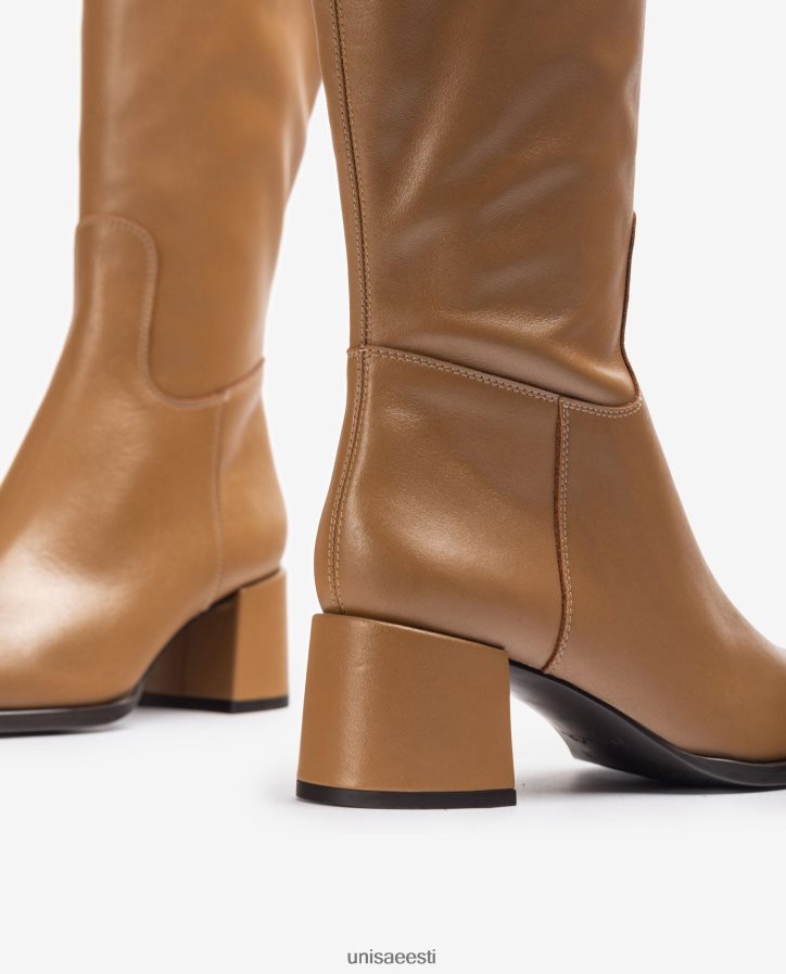 Unisa 88PPB41039 laia kontsaga kandiline varvasaabas naised pruun