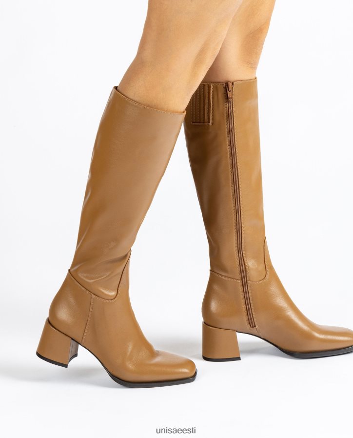 Unisa 88PPB41039 laia kontsaga kandiline varvasaabas naised pruun