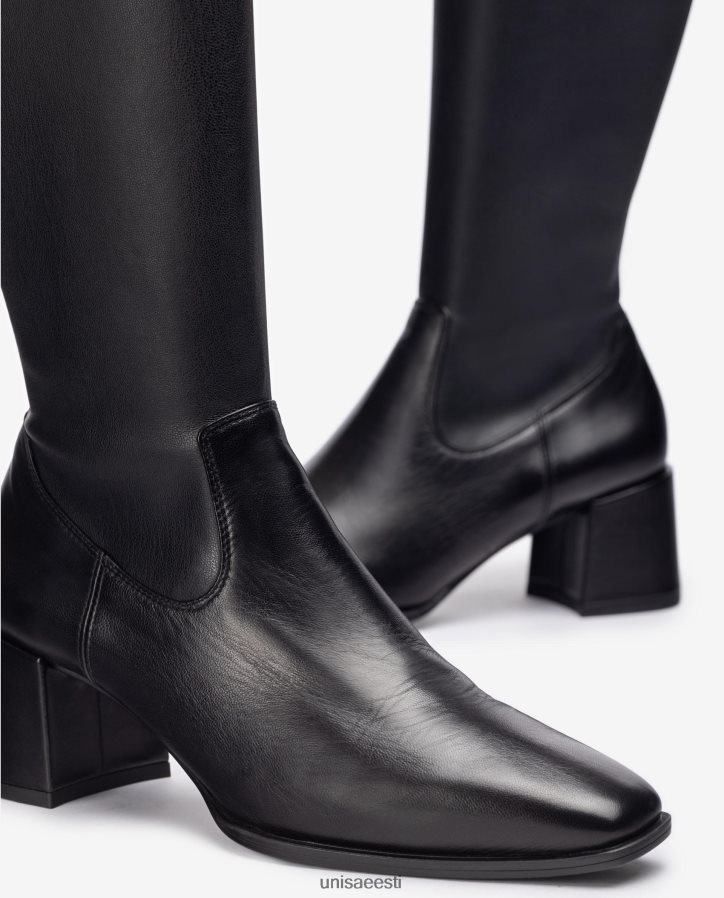 Unisa 88PPB41040 laia kontsaga saapad venivast kangast neljandiku ülemise joonega naised mood