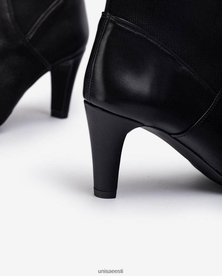 Unisa 88PPB41044 nahast ja elastsest saapad naised mood