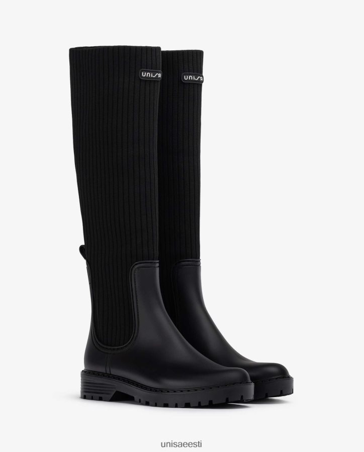 Unisa 88PPB41045 ülipehmed Wellingtoni saapad naised must