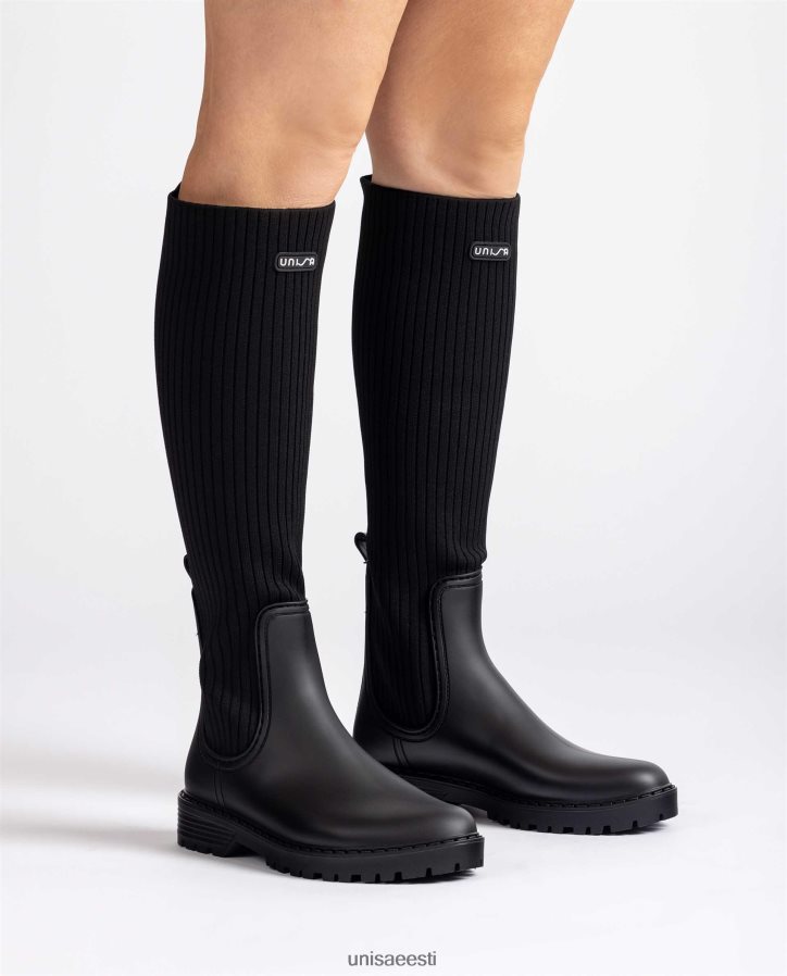 Unisa 88PPB41045 ülipehmed Wellingtoni saapad naised must