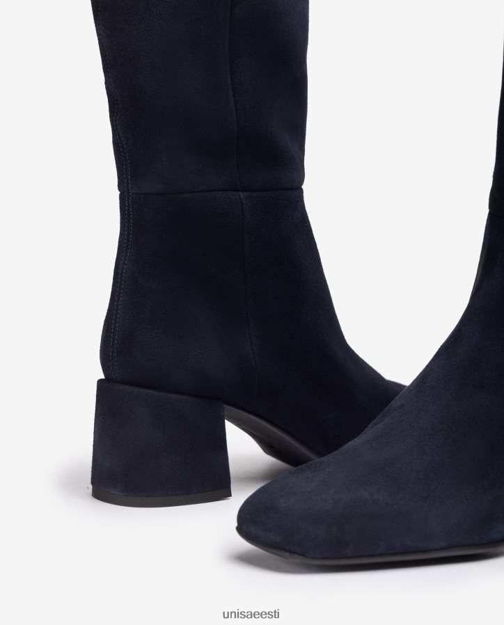 Unisa 88PPB41046 laia kontsaga saapad naised sinine