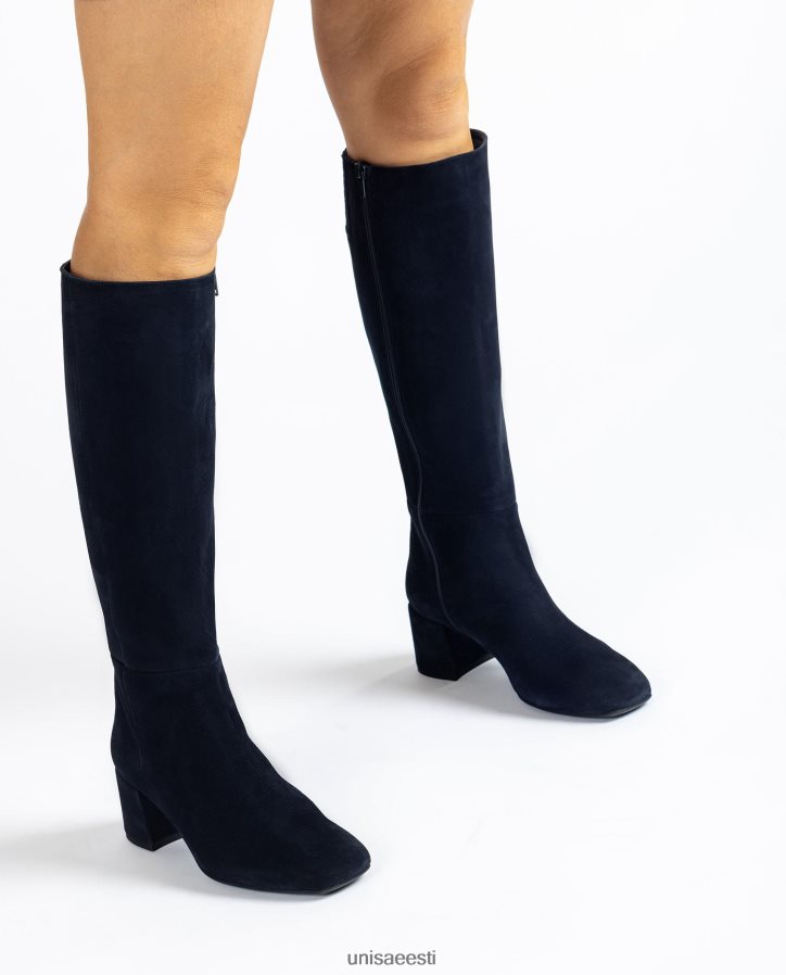 Unisa 88PPB41046 laia kontsaga saapad naised sinine