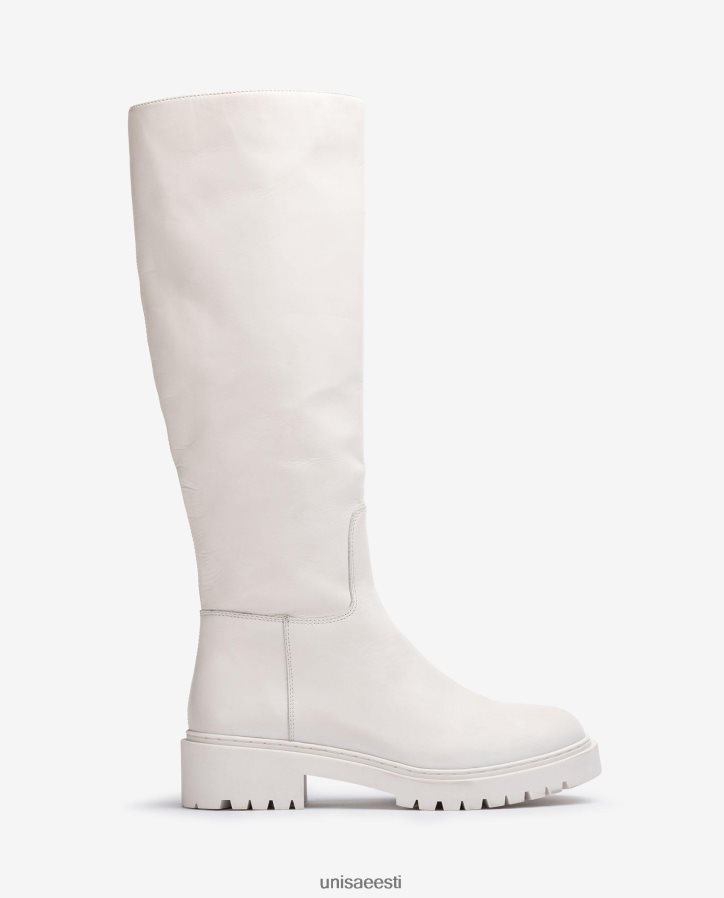 Unisa 88PPB41049 roomiku tallaga nahast saapad naised valge