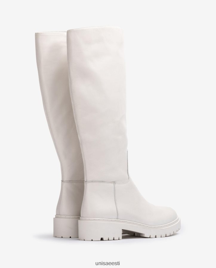 Unisa 88PPB41049 roomiku tallaga nahast saapad naised valge