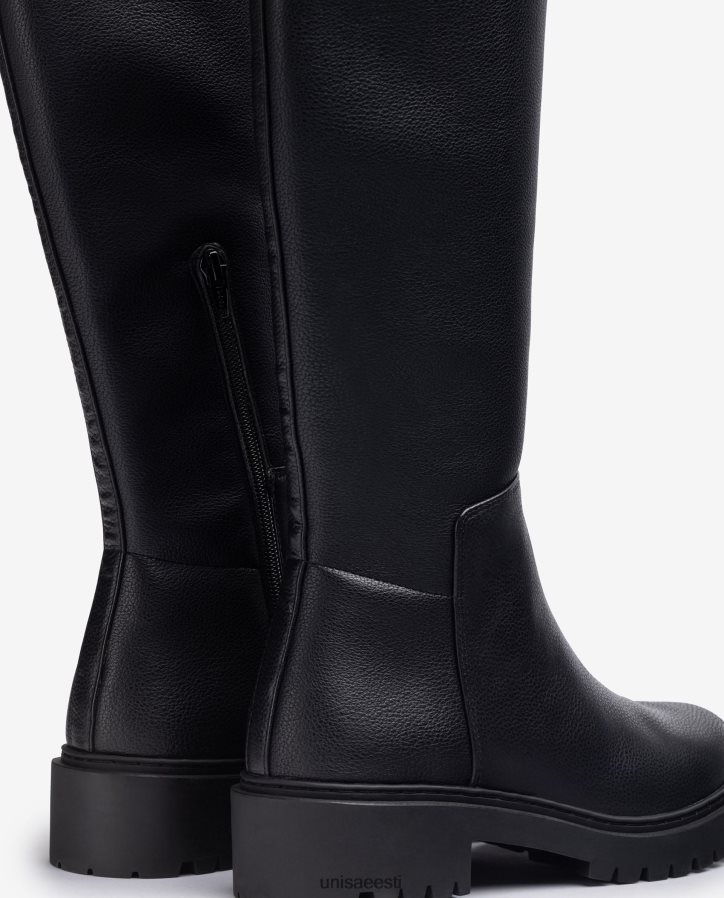 Unisa 88PPB41052 roomiku tallaga saapad naised must