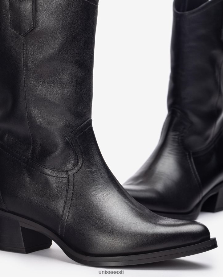 Unisa 88PPB41053 kauboi stiilis nahast saapad naised mood