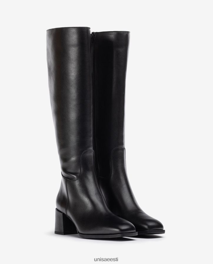 Unisa 88PPB41054 laia kontsaga kandiline varvasaabas naised must