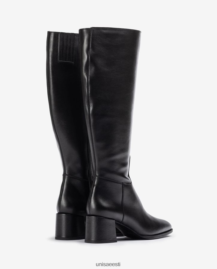 Unisa 88PPB41054 laia kontsaga kandiline varvasaabas naised must