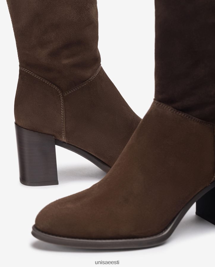 Unisa 88PPB41056 kõrge säärega saapad siseküljel lukuga naised mood