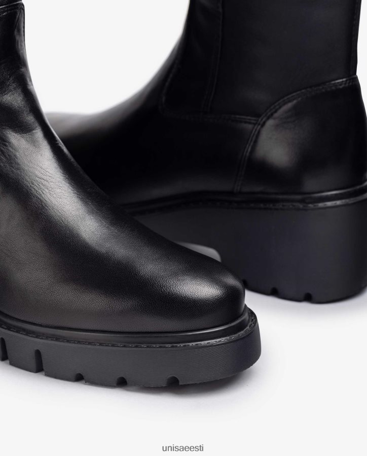 Unisa 88PPB41061 elastsest kangast sisemise lukuga saapad naised graatsiline