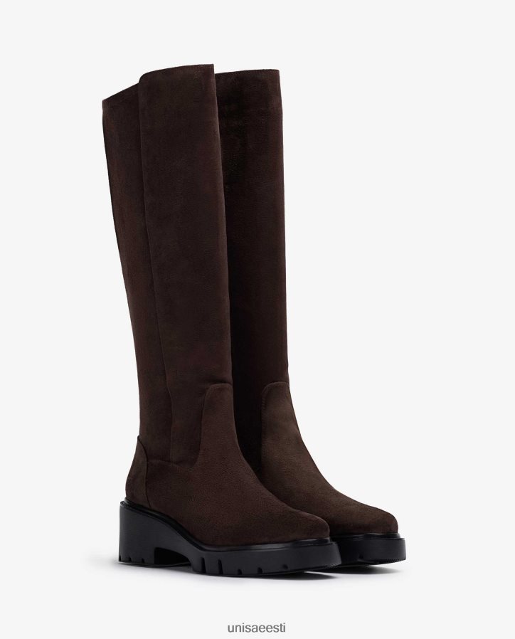 Unisa 88PPB41063 sisemise lukuga saapad naised pruun