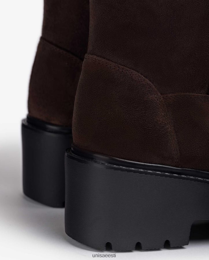 Unisa 88PPB41063 sisemise lukuga saapad naised pruun