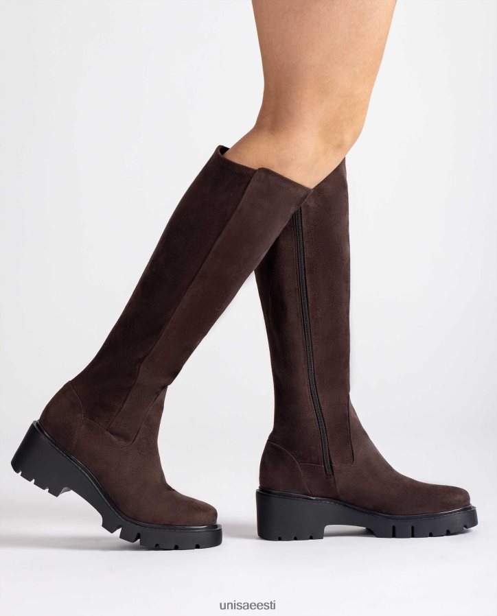 Unisa 88PPB41063 sisemise lukuga saapad naised pruun