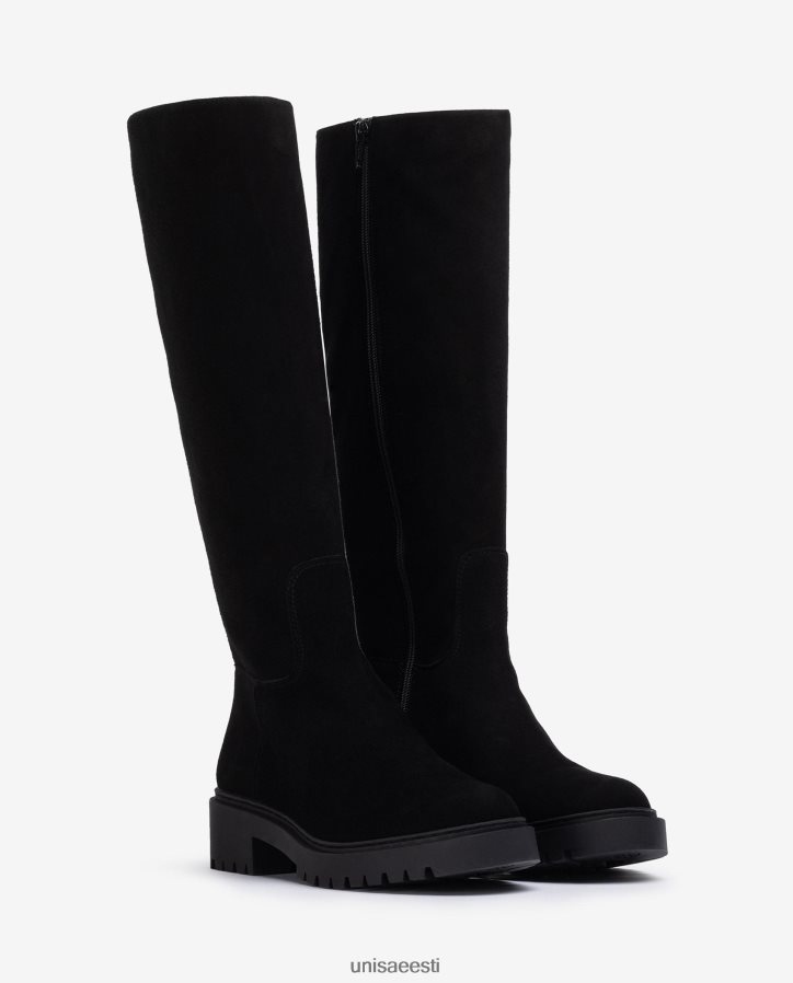 Unisa 88PPB41064 seemisnahast saapad roomiku tallaga lapsed graatsiline