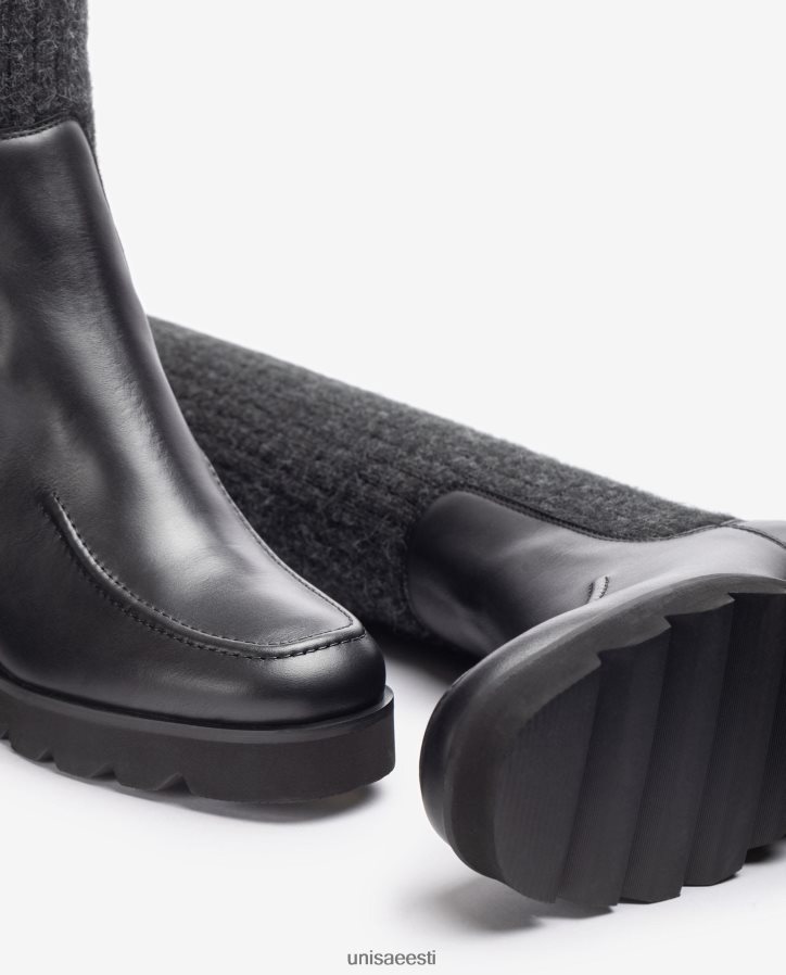 Unisa 88PPB41074 saabas sooniku kangast sokiga naised graatsiline