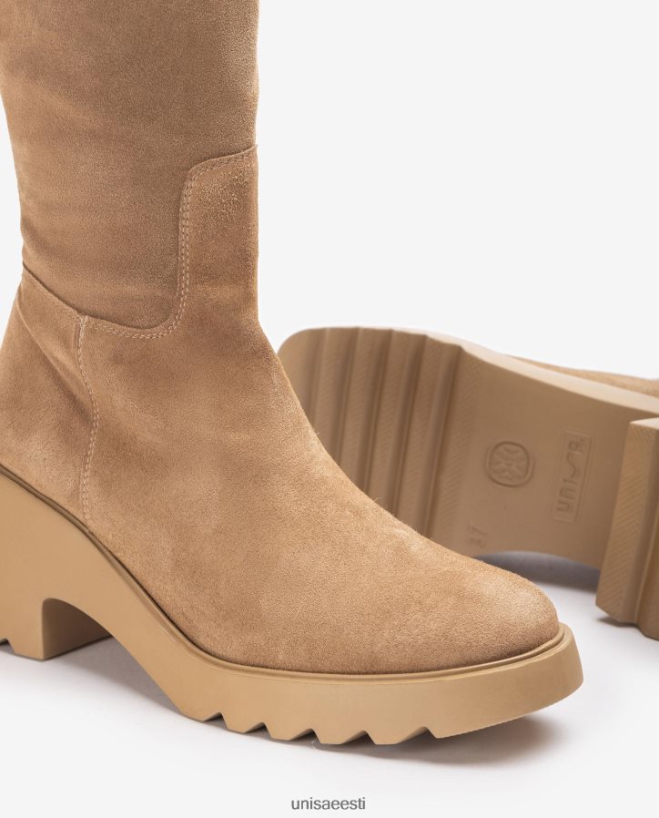 Unisa 88PPB41075 kummitallaga nahast saapad naised mood