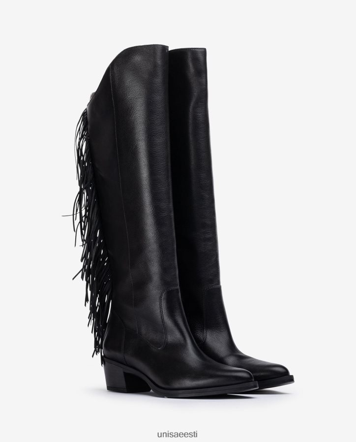 Unisa 88PPB41079 tutidega nahast saapad naised graatsiline