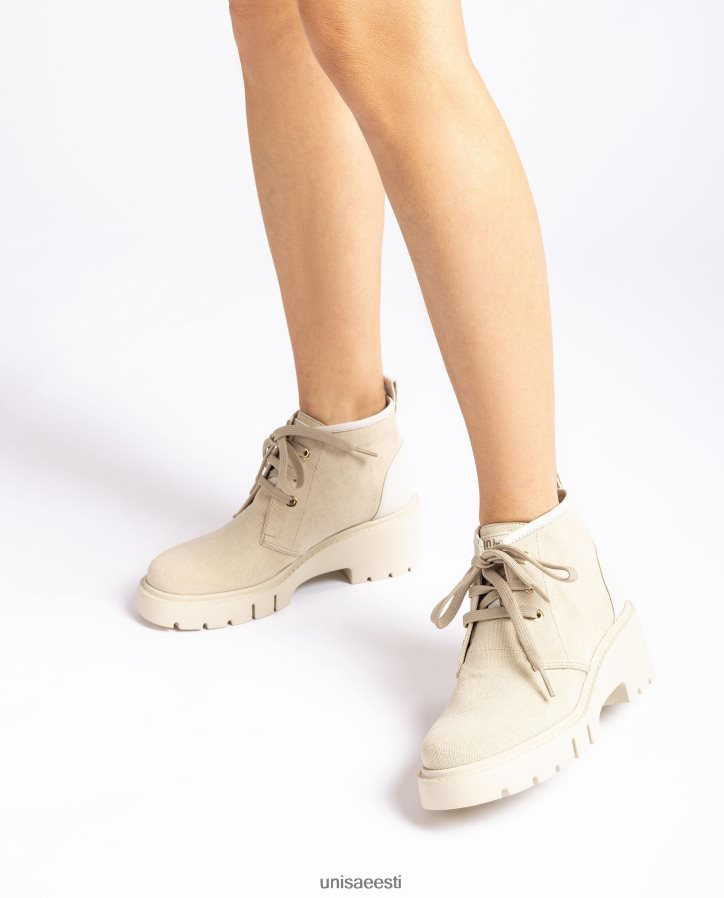 Unisa 88PPB4843 ecolinos valmistatud poolsaapad naised valge