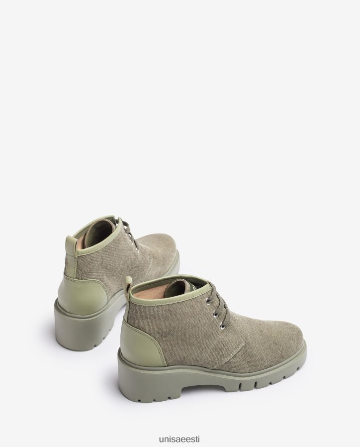 Unisa 88PPB4844 ecolinos valmistatud poolsaapad naised roheline