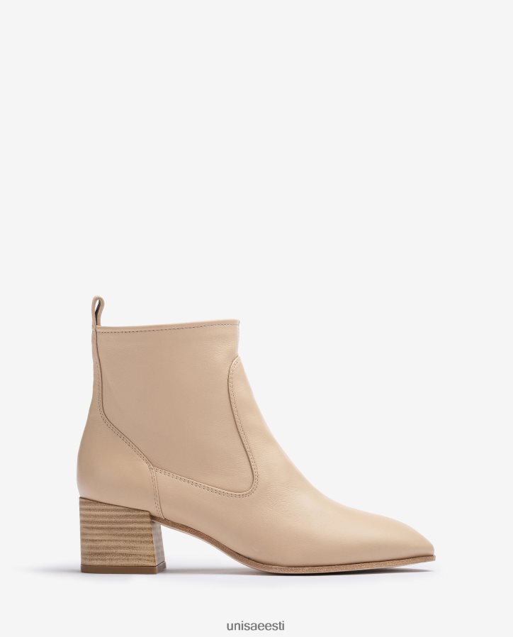 Unisa 88PPB4847 kontsaga nahast poolsaabas naised beež