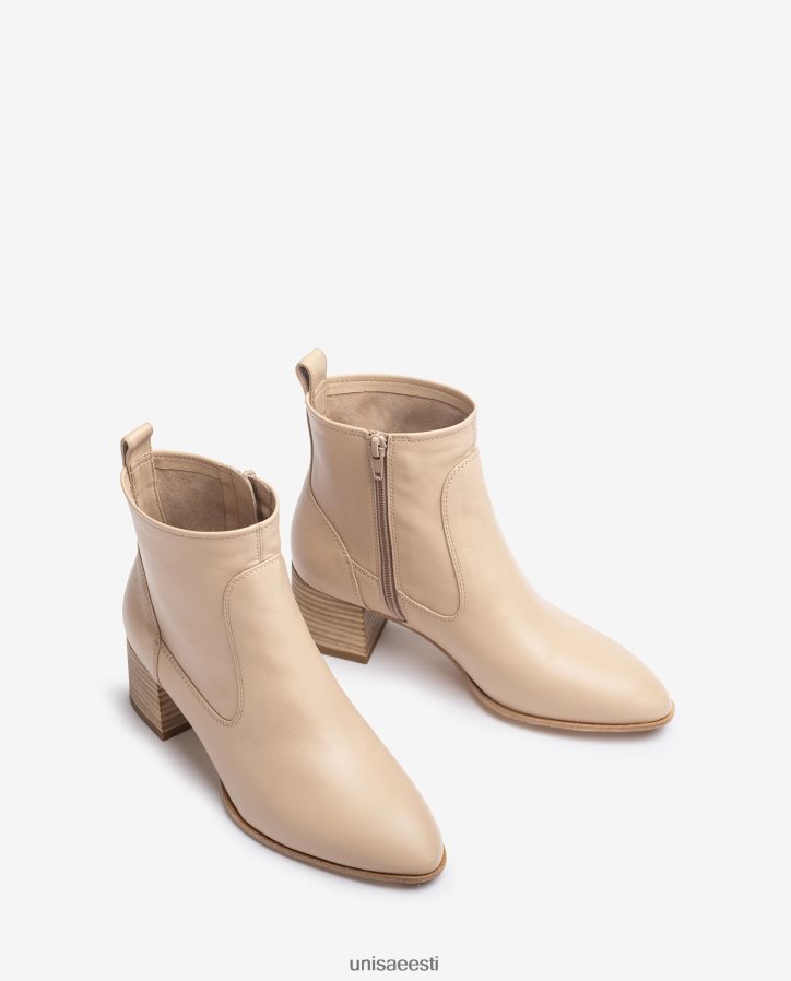 Unisa 88PPB4847 kontsaga nahast poolsaabas naised beež