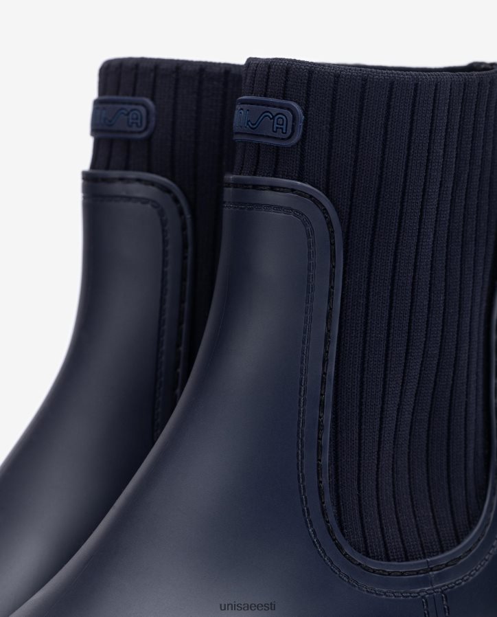 Unisa 88PPB4856 ülipehmed Wellington poolsaapad naised sinine