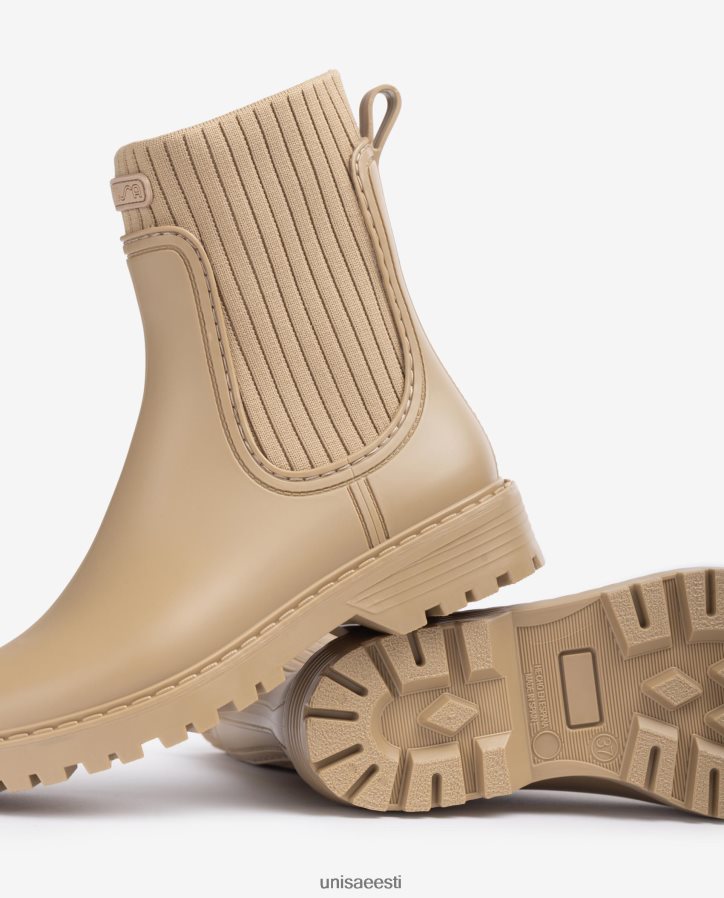 Unisa 88PPB4857 ülipehmed Wellington poolsaapad naised beež