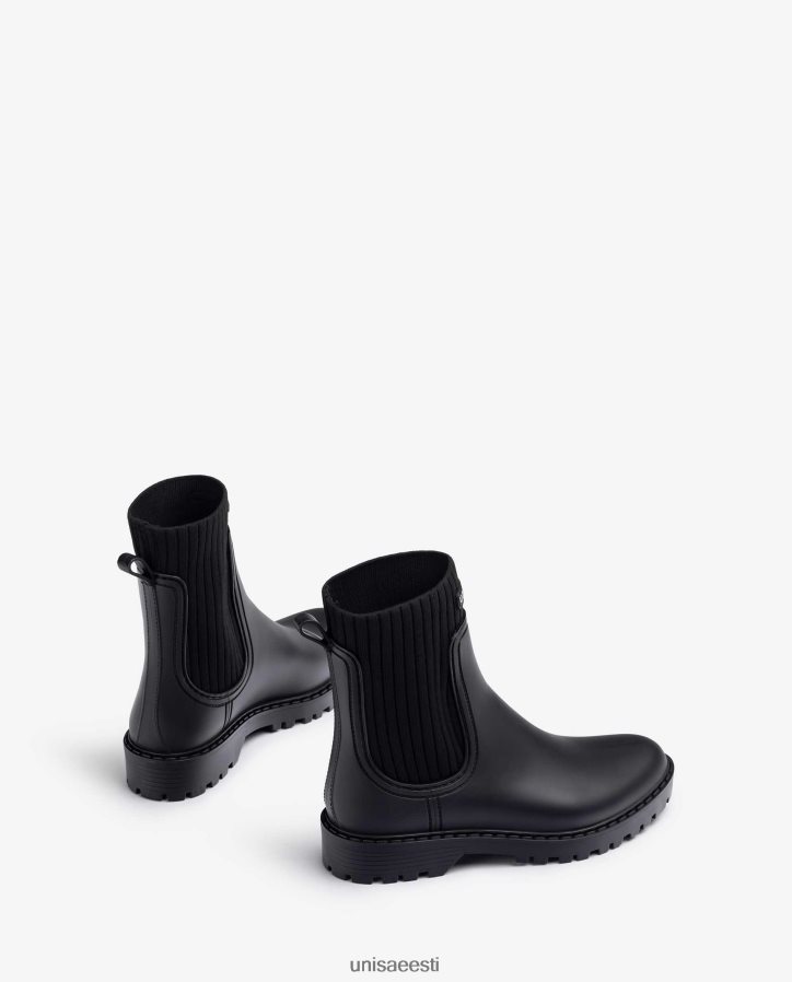 Unisa 88PPB4858 ülipehmed Wellington poolsaapad naised must