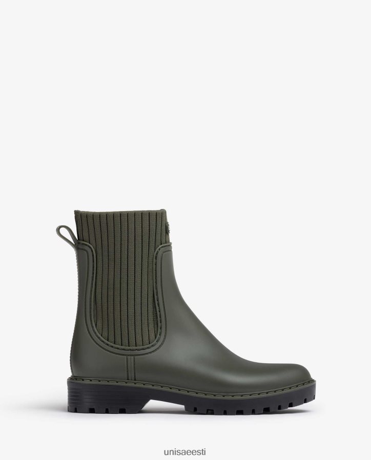 Unisa 88PPB4859 ülipehmed Wellington poolsaapad naised roheline