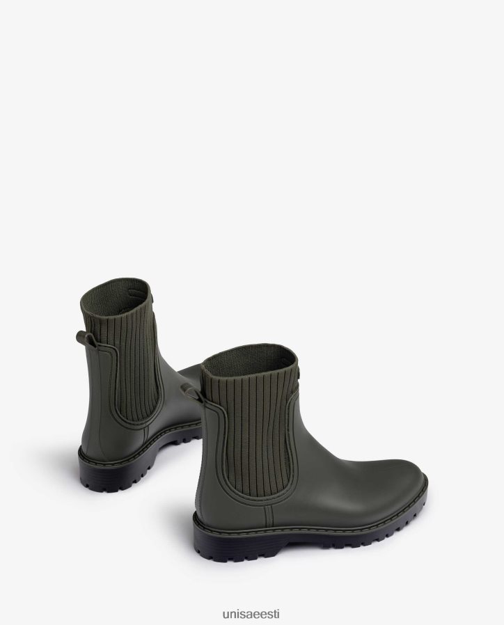 Unisa 88PPB4859 ülipehmed Wellington poolsaapad naised roheline