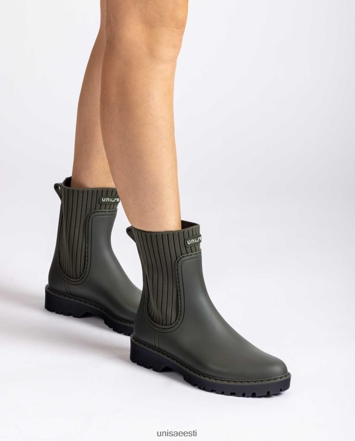 Unisa 88PPB4859 ülipehmed Wellington poolsaapad naised roheline