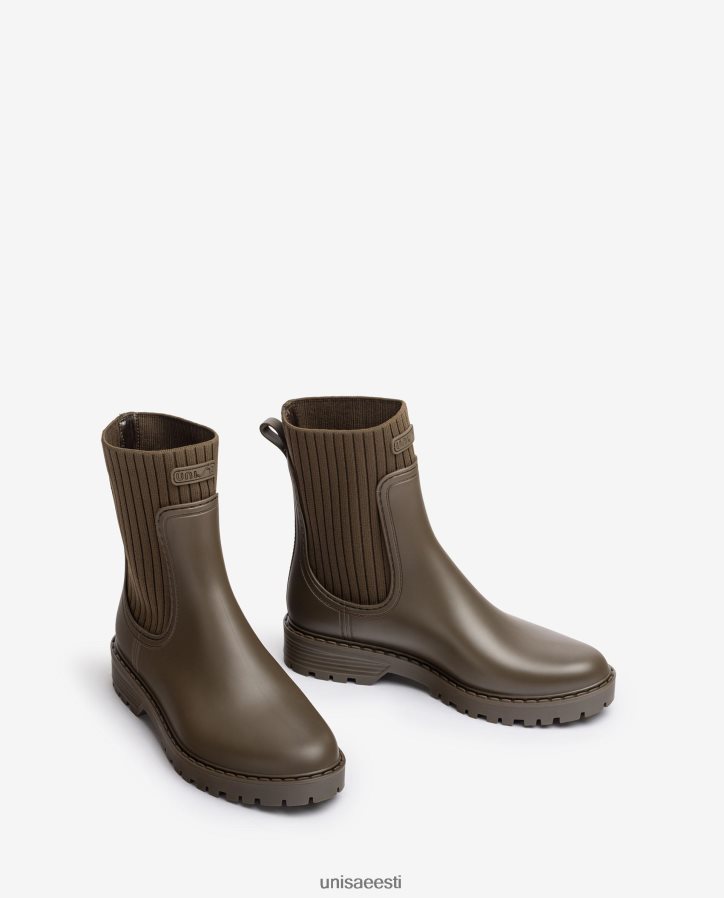 Unisa 88PPB4861 ülipehmed Wellington poolsaapad naised roheline