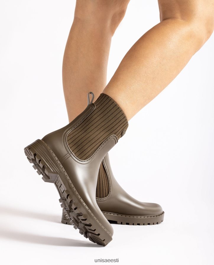 Unisa 88PPB4861 ülipehmed Wellington poolsaapad naised roheline