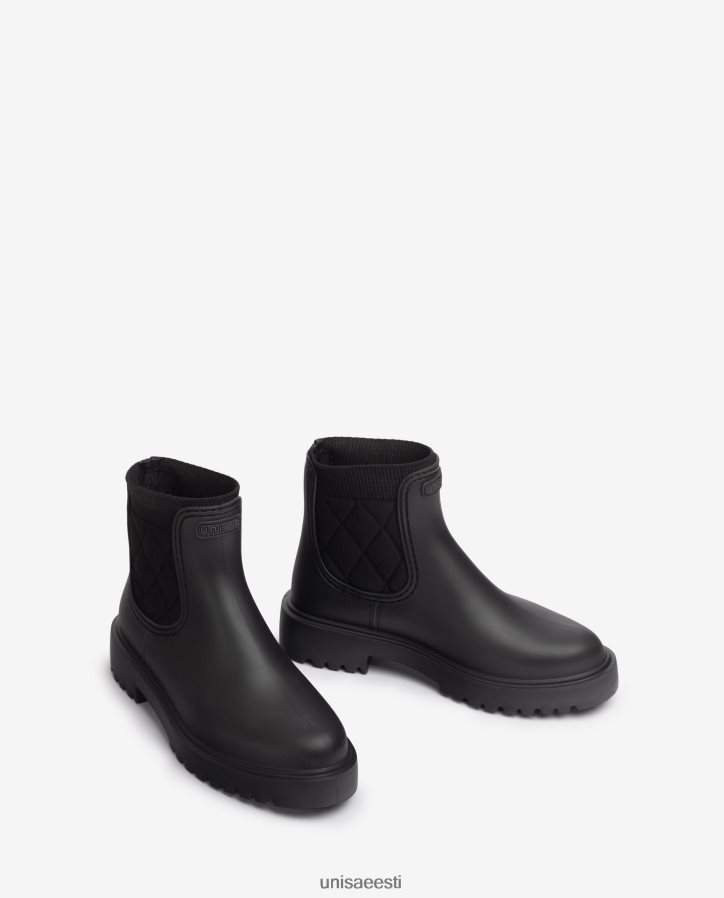 Unisa 88PPB4870 kummist poolsaabas naised must