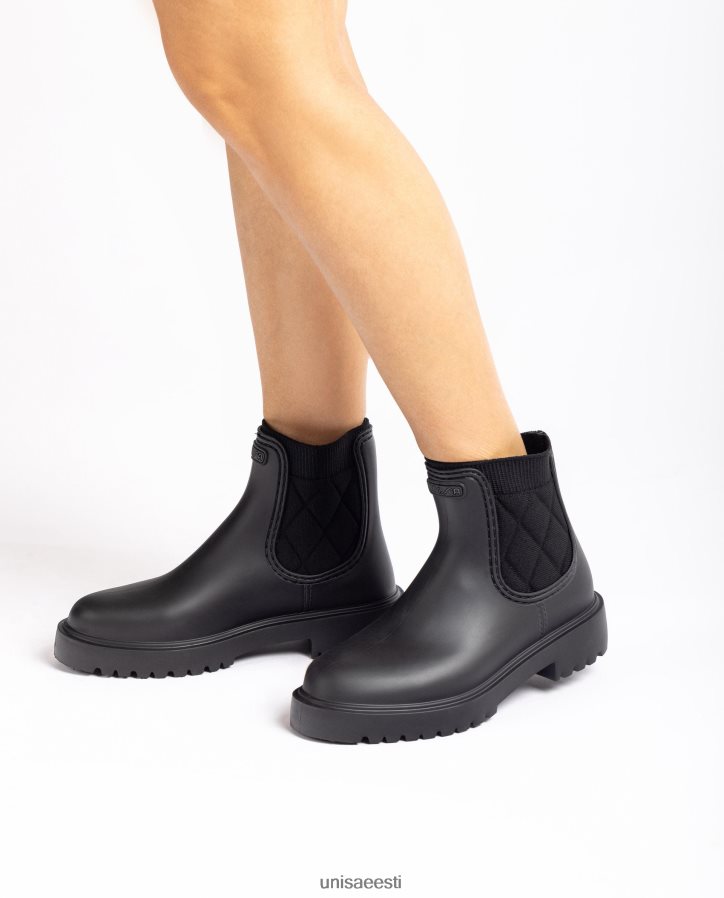 Unisa 88PPB4870 kummist poolsaabas naised must