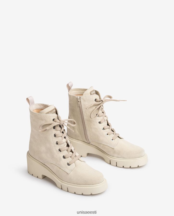 Unisa 88PPB4874 ecolino poolsaapad naised valge