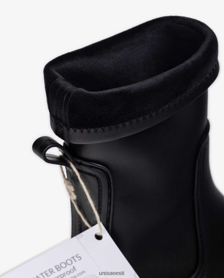 Unisa 88PPB4875 Wellington poolsaapad elastne varre naised must