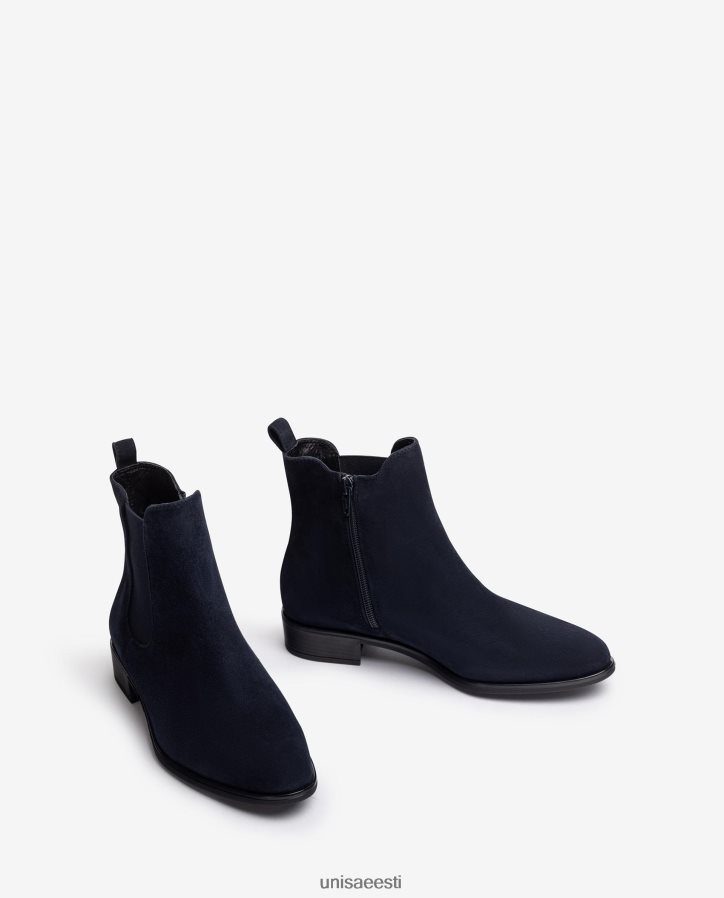 Unisa 88PPB4877 tõmblukuga chelsea saapad naised sinine