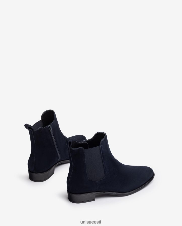 Unisa 88PPB4877 tõmblukuga chelsea saapad naised sinine