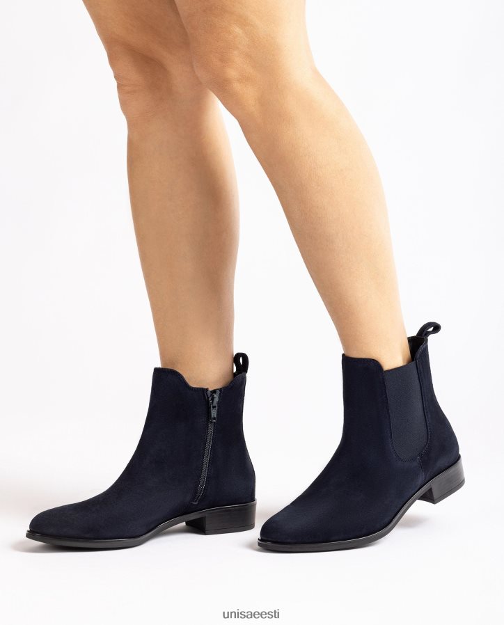 Unisa 88PPB4877 tõmblukuga chelsea saapad naised sinine
