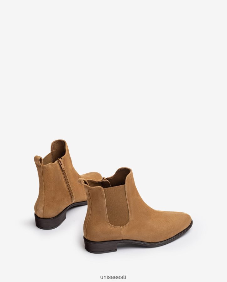 Unisa 88PPB4879 tõmblukuga chelsea saapad naised pruun