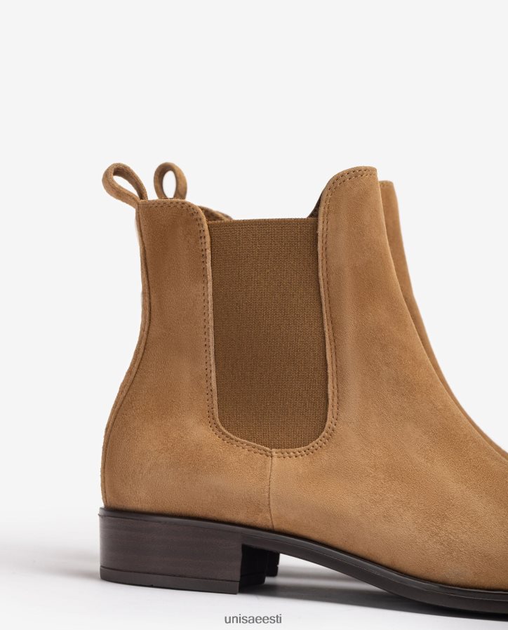 Unisa 88PPB4879 tõmblukuga chelsea saapad naised pruun