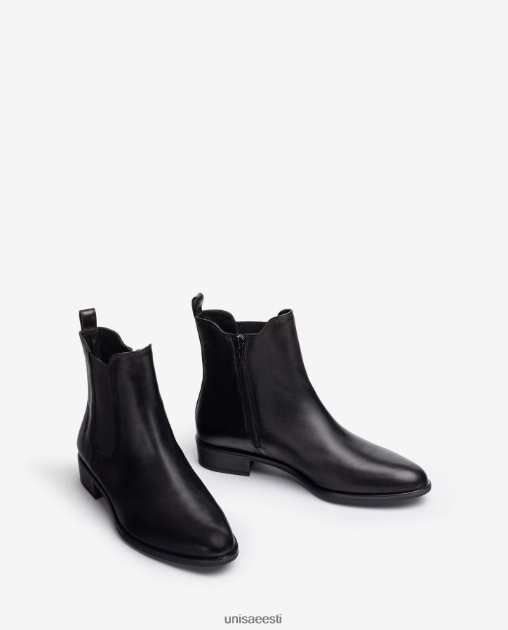 Unisa 88PPB4880 tõmblukuga chelsea saapad naised must