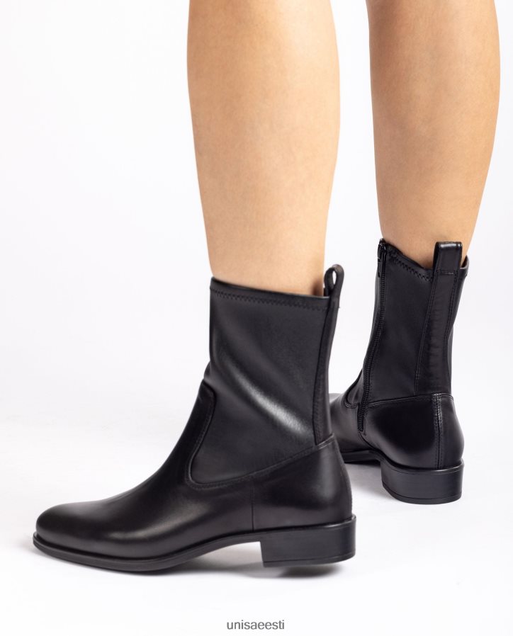 Unisa 88PPB4884 tavaline poolsaabas elastse neljandiku ülemise joonega naised must