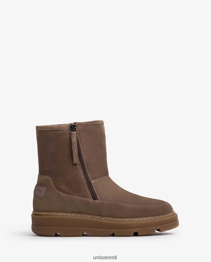 Unisa 88PPB4905 seemisnahast poolsaapad pehme karvase voodriga lapsed graatsiline