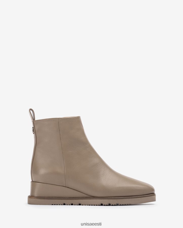 Unisa 88PPB4912 kiiluga nahast poolsaabas naised pruun