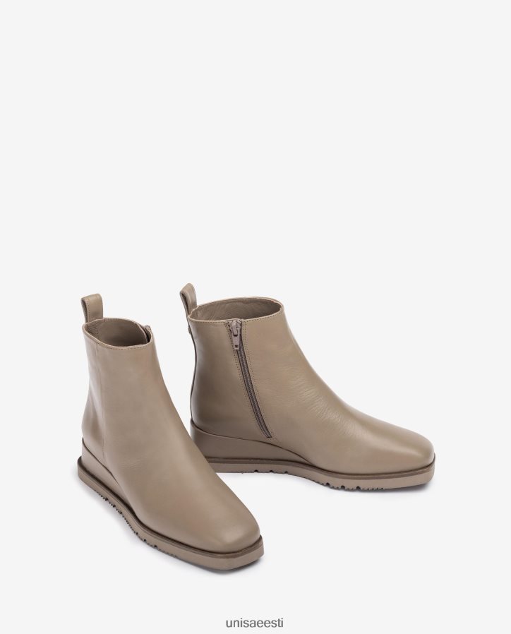 Unisa 88PPB4912 kiiluga nahast poolsaabas naised pruun